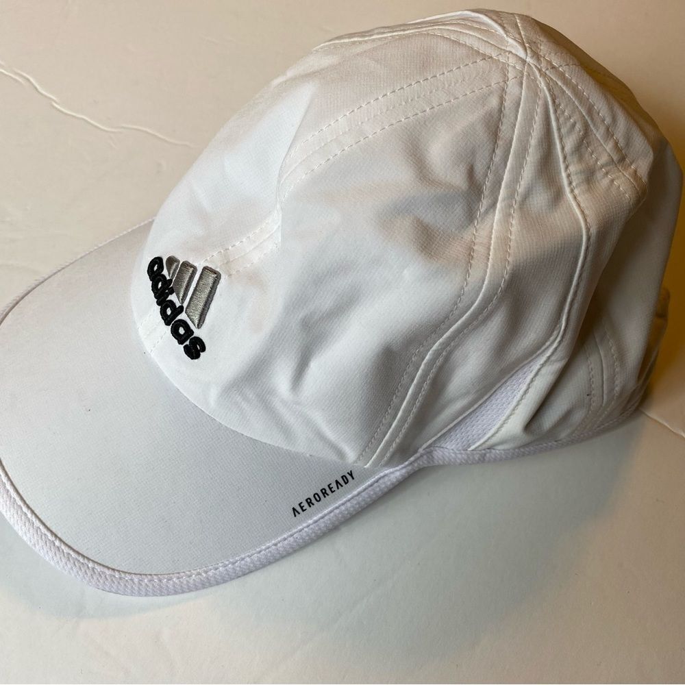 Adidas white breathable Running Heat Ready Climalite Running Cap